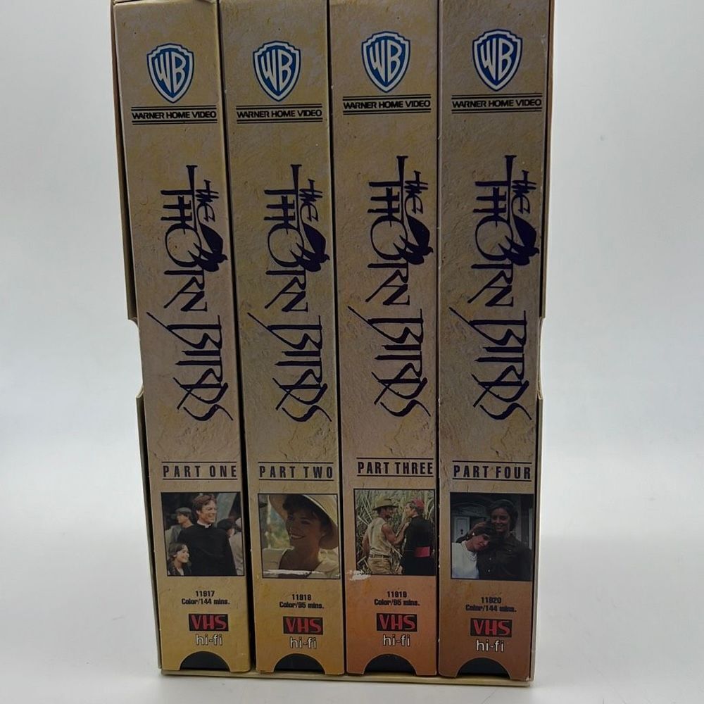 The Thorn‎ Birds (VHS, 1991, 4-Tape Set)